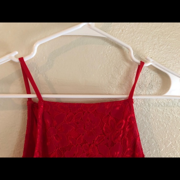 SOLD Missguided lace red dress - Picture 4 of 9